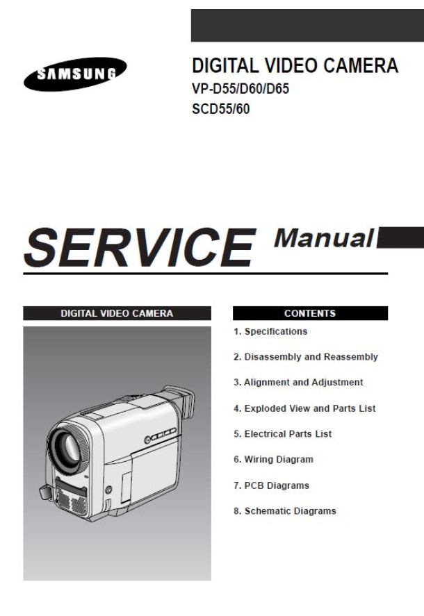 VP-D55, VP-D60, VP-D65, SCD55, SCD60