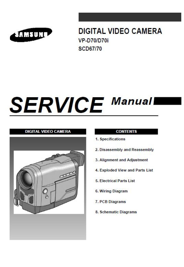 VP-D70, VP-D70i, SCD67, SCD70