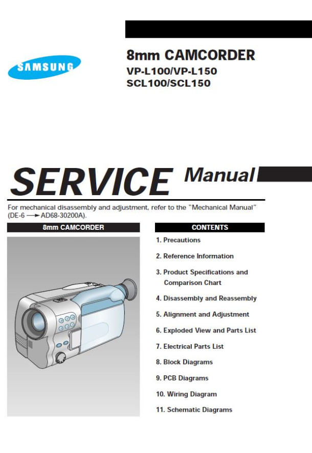 VP-L100, VP-L150, SCL100, SCL150