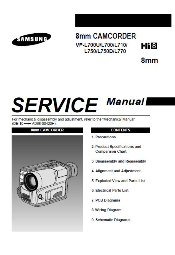 VP-L700U, VP-L700, VP-L710, VP-L750, VP-L750D, VP-L770