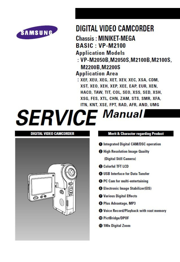 VP-M2050B, VP-M2050S, VP-M2100B, VP-M2100S, VP-M2200B, VP-M2200S