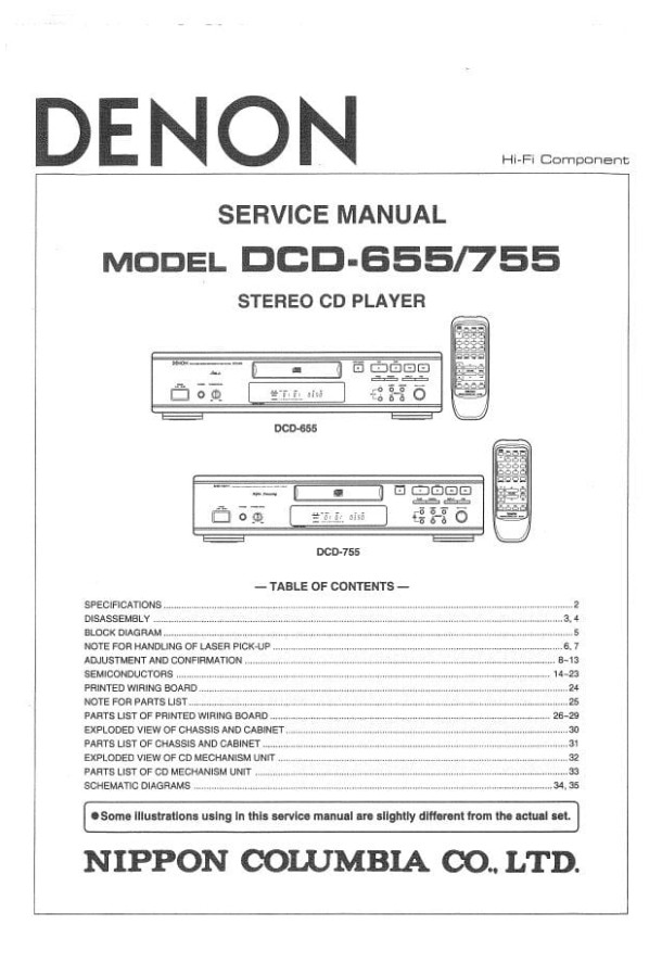 DCD-655, DCD-755