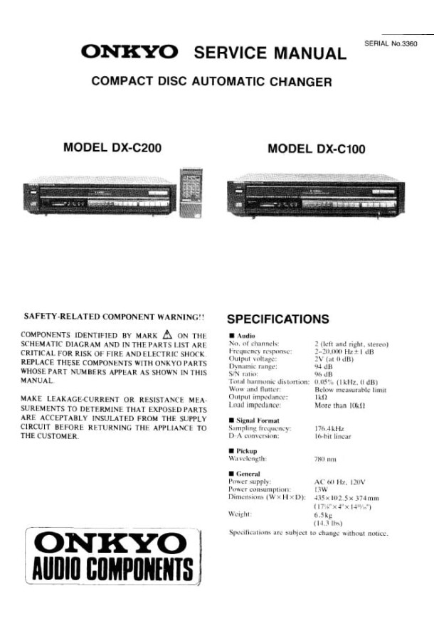 DX-C200, DX-C100
