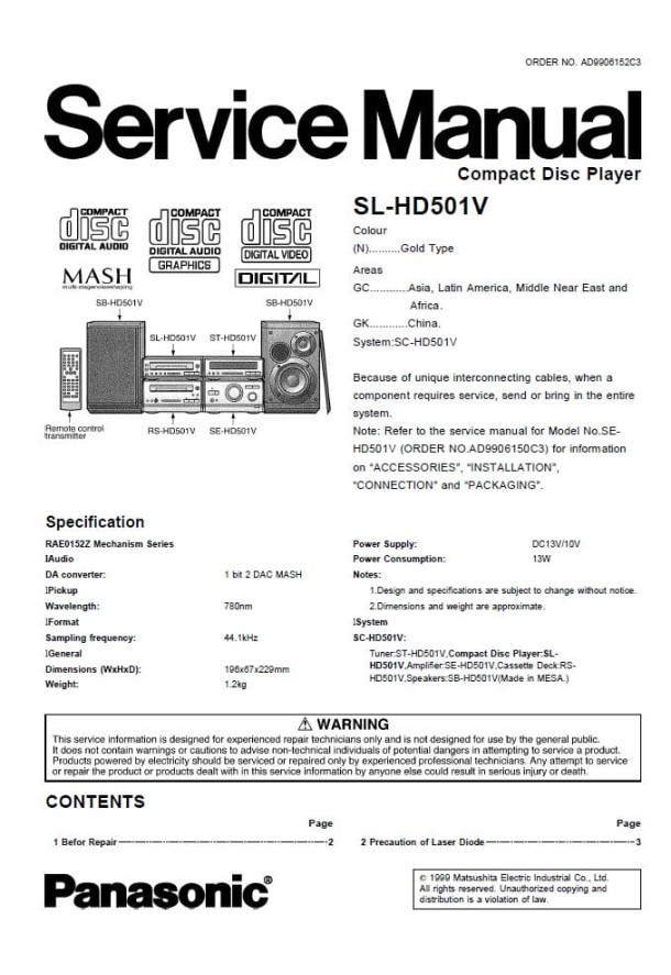 SL-HD501V