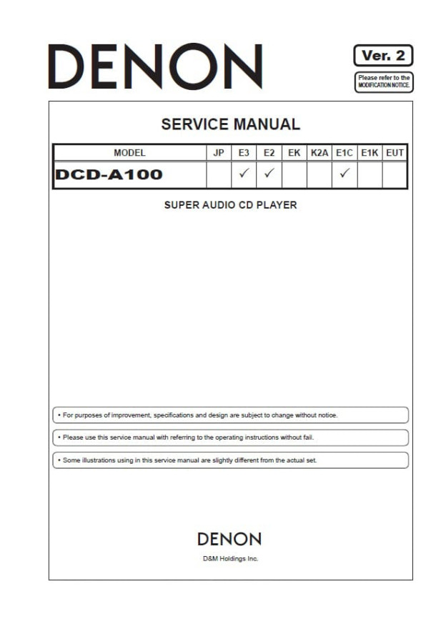 DCD-A100 Ver.2