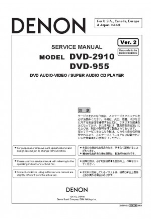 DVD-2910, DVD-955 Ver.2
