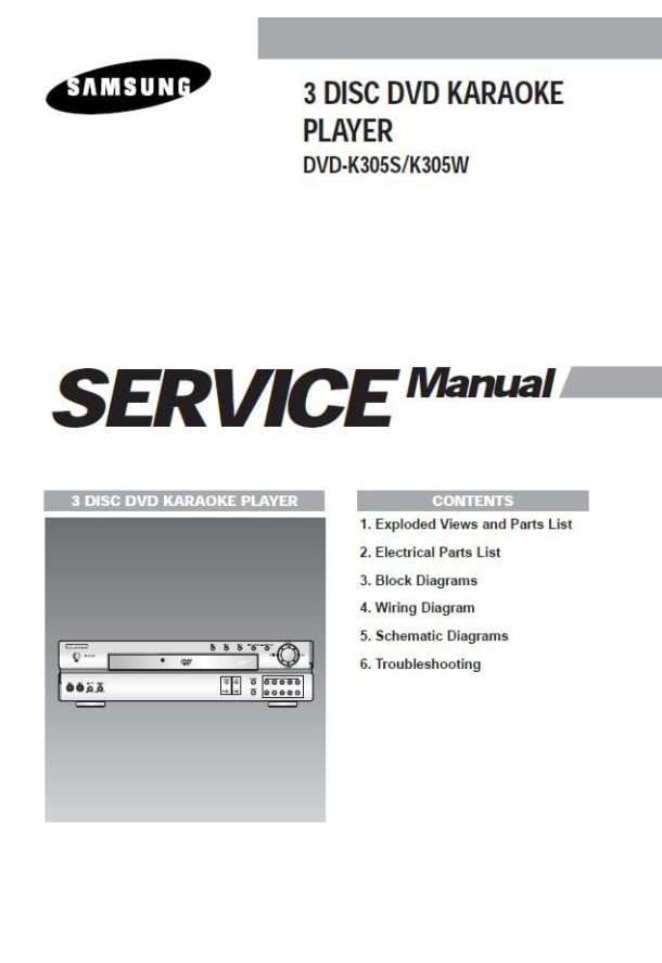 DVD-K305S, DVD-K305W