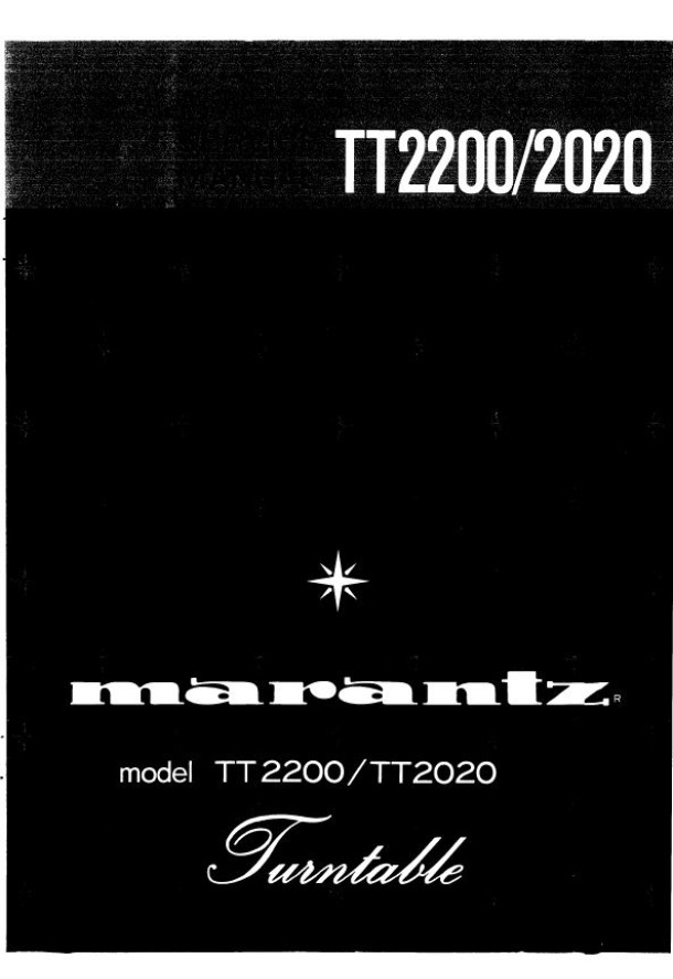 Model TT-2200, Model TT-2020